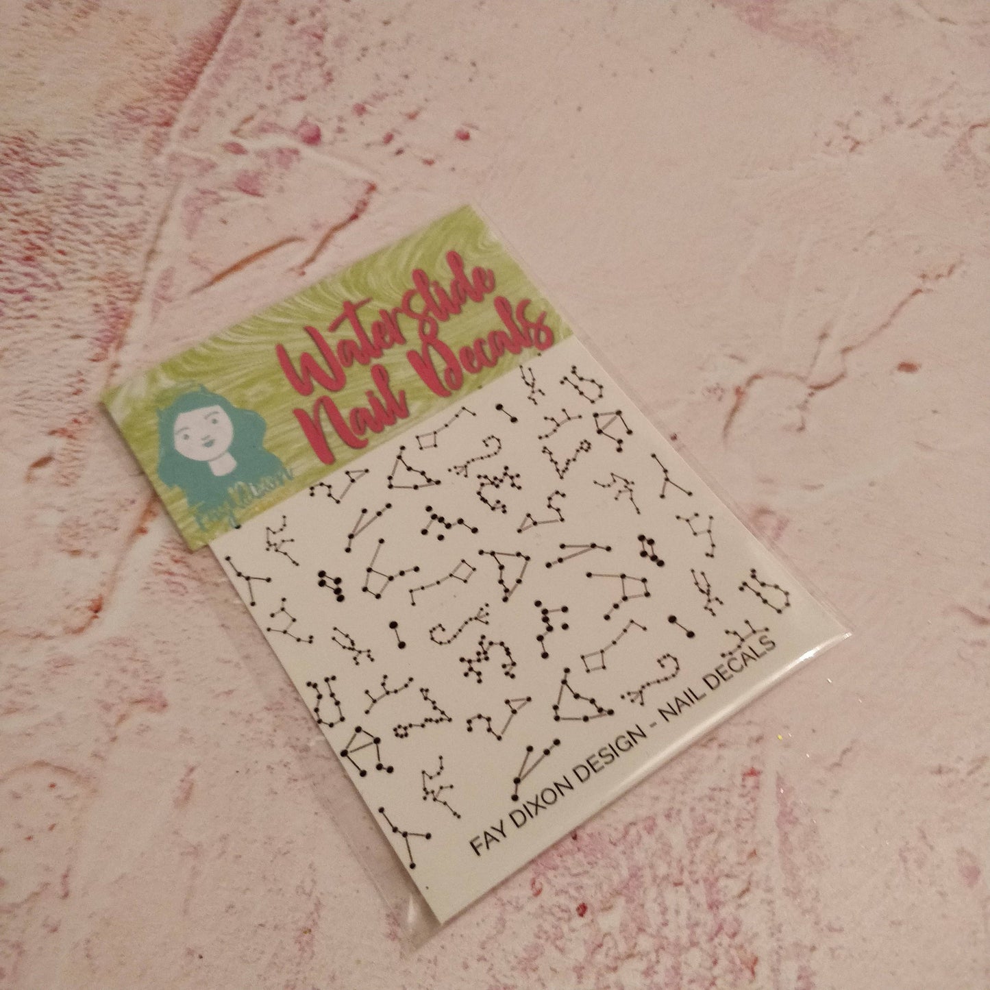 FayDixonDesign - Constellation Waterslide Nail Decals