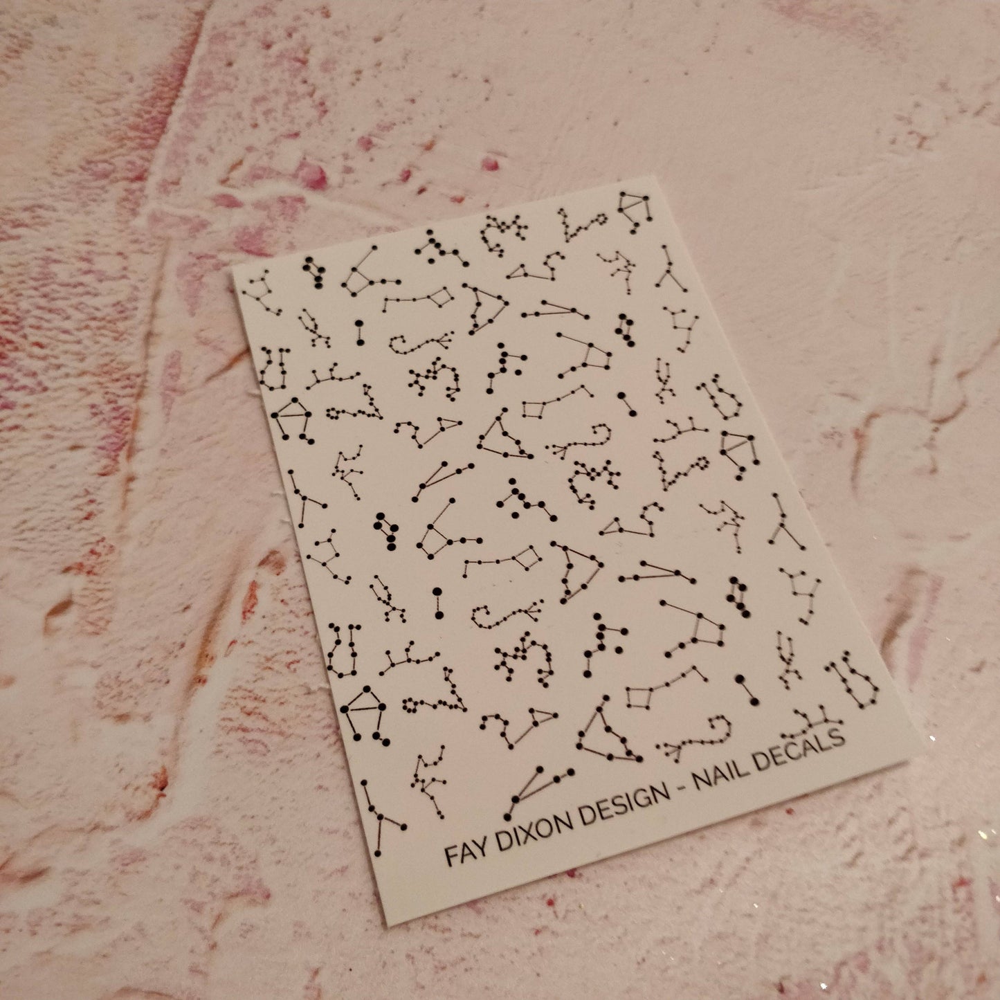 FayDixonDesign - Constellation Waterslide Nail Decals