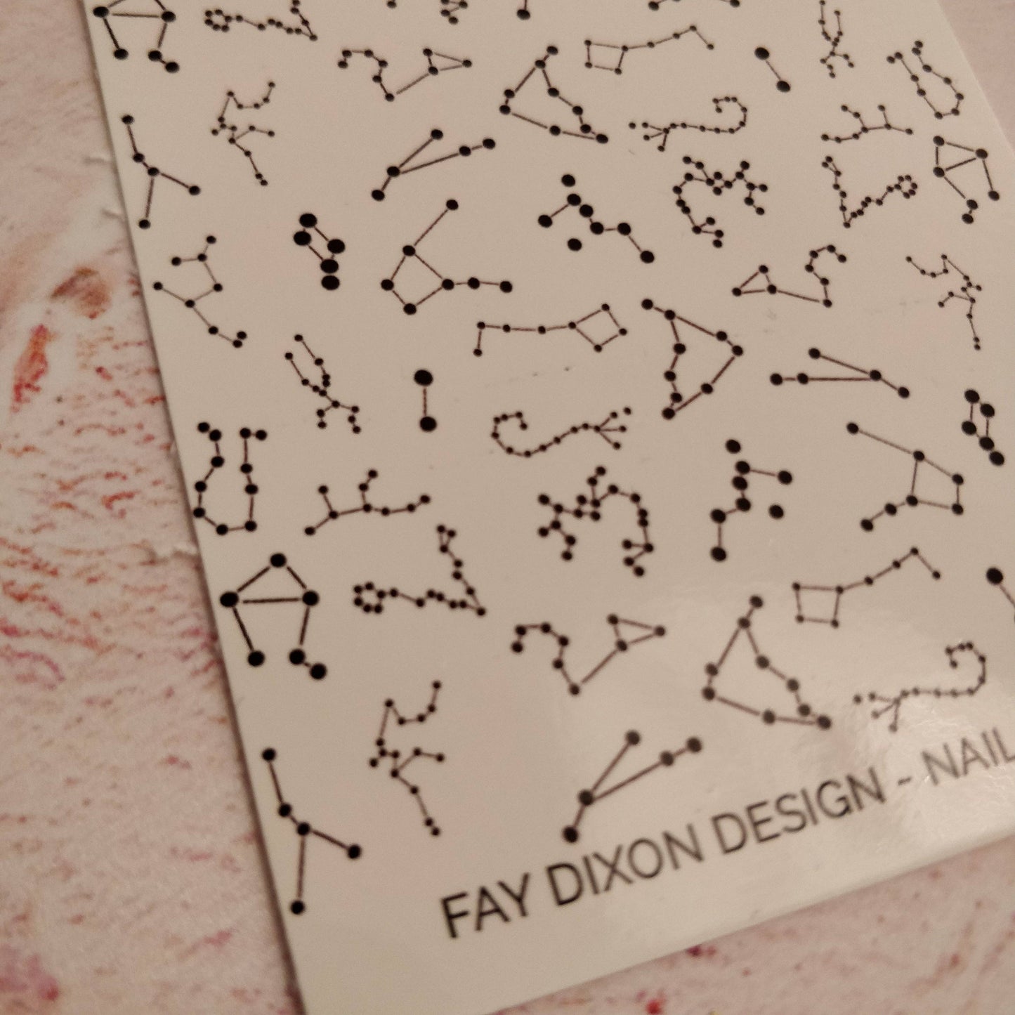 FayDixonDesign - Constellation Waterslide Nail Decals