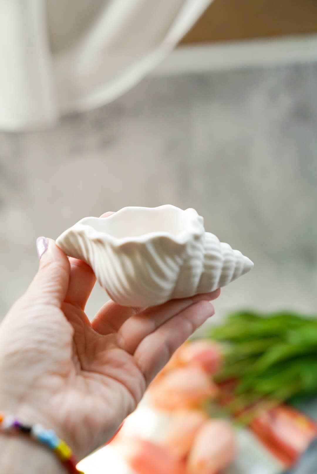 Gokican - Shell Jewellery Dish, Ring Holder Spring & Summer Home Decor