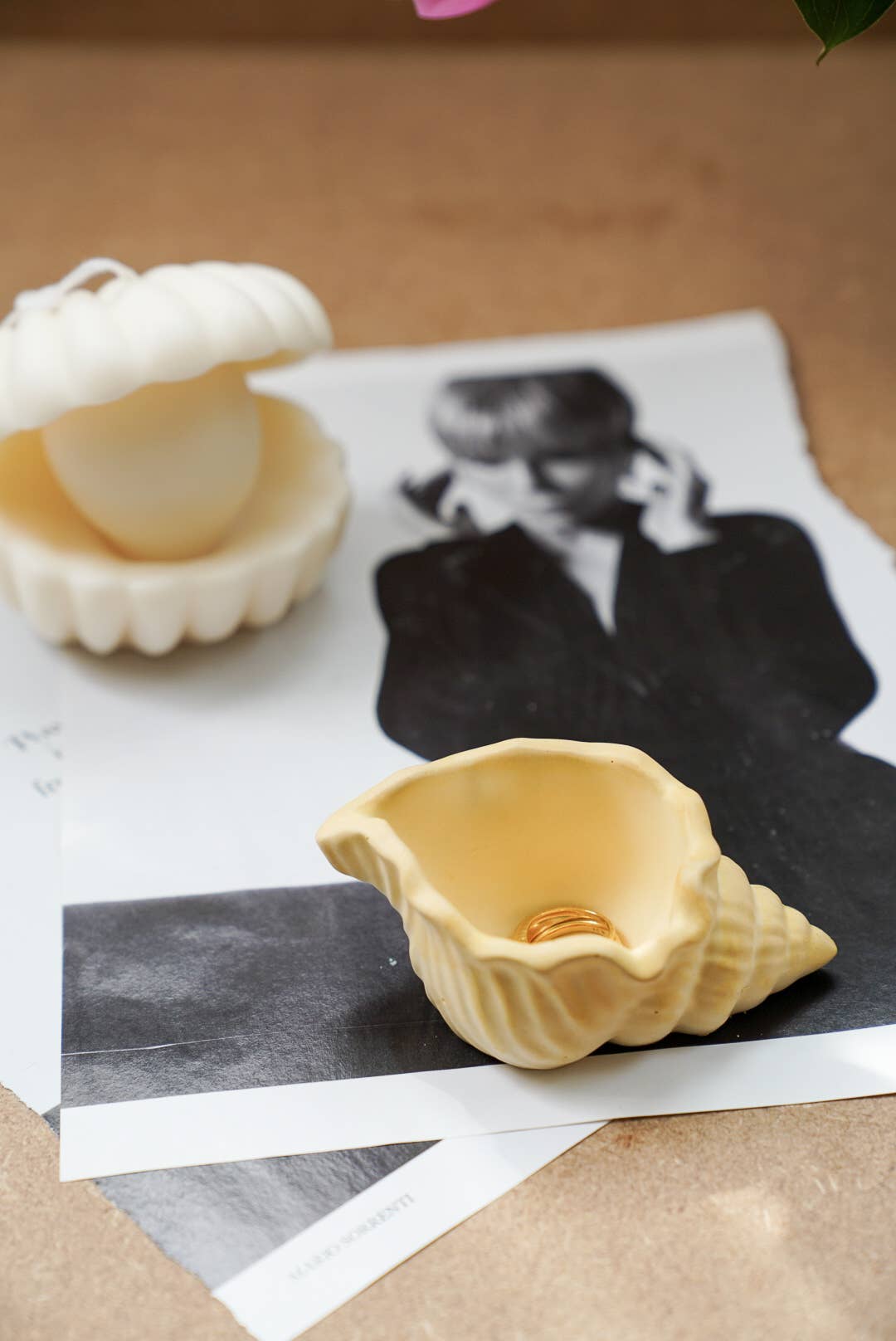 Gokican - Shell Jewellery Dish, Ring Holder Spring & Summer Home Decor