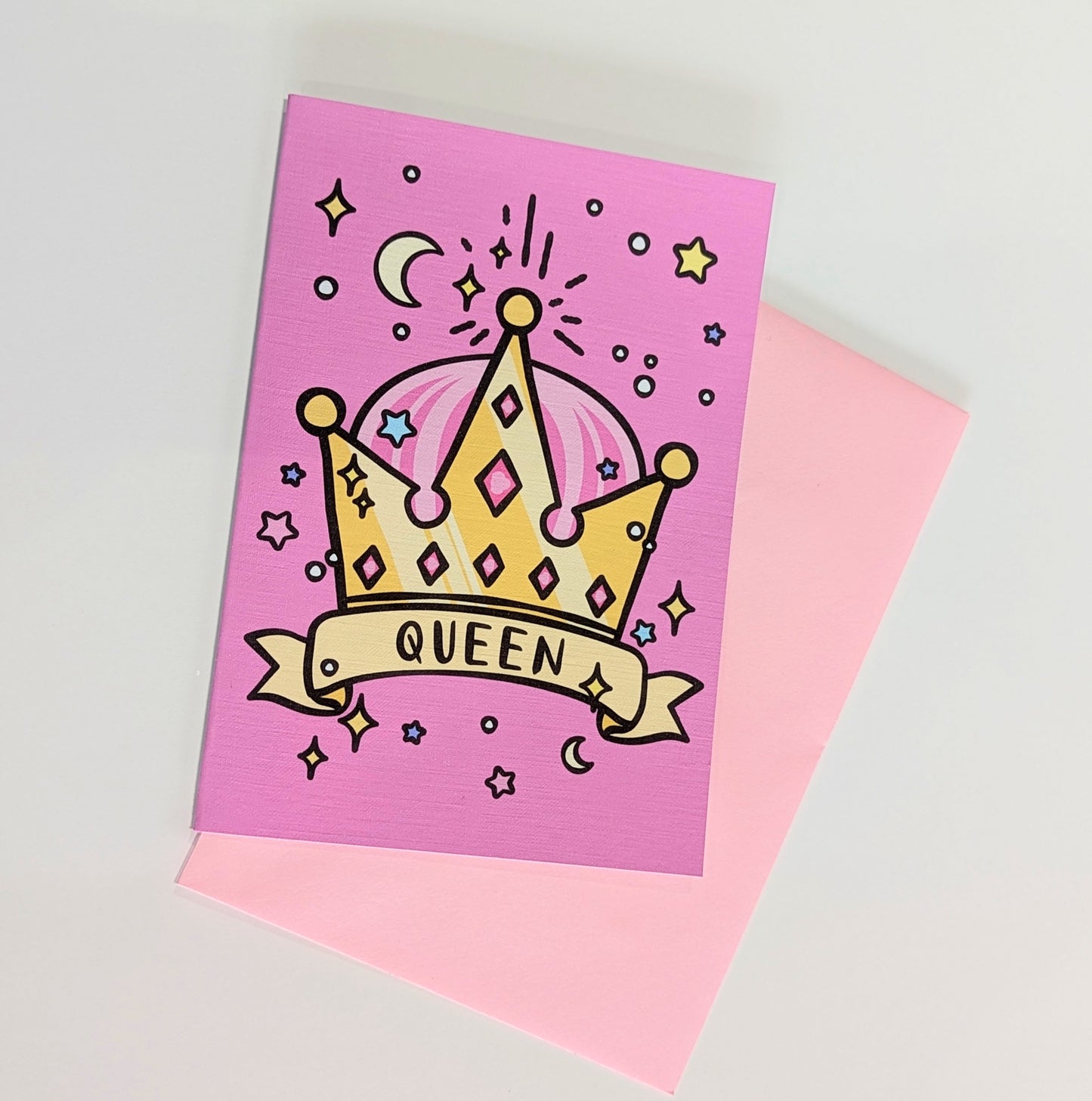Queen Card for Mum Mothers Day Card for Her