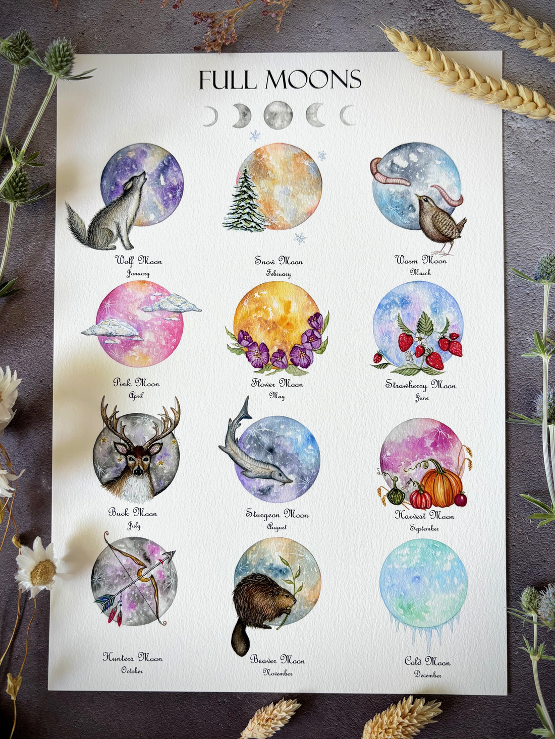 Wolf Moon Arts Full Moons