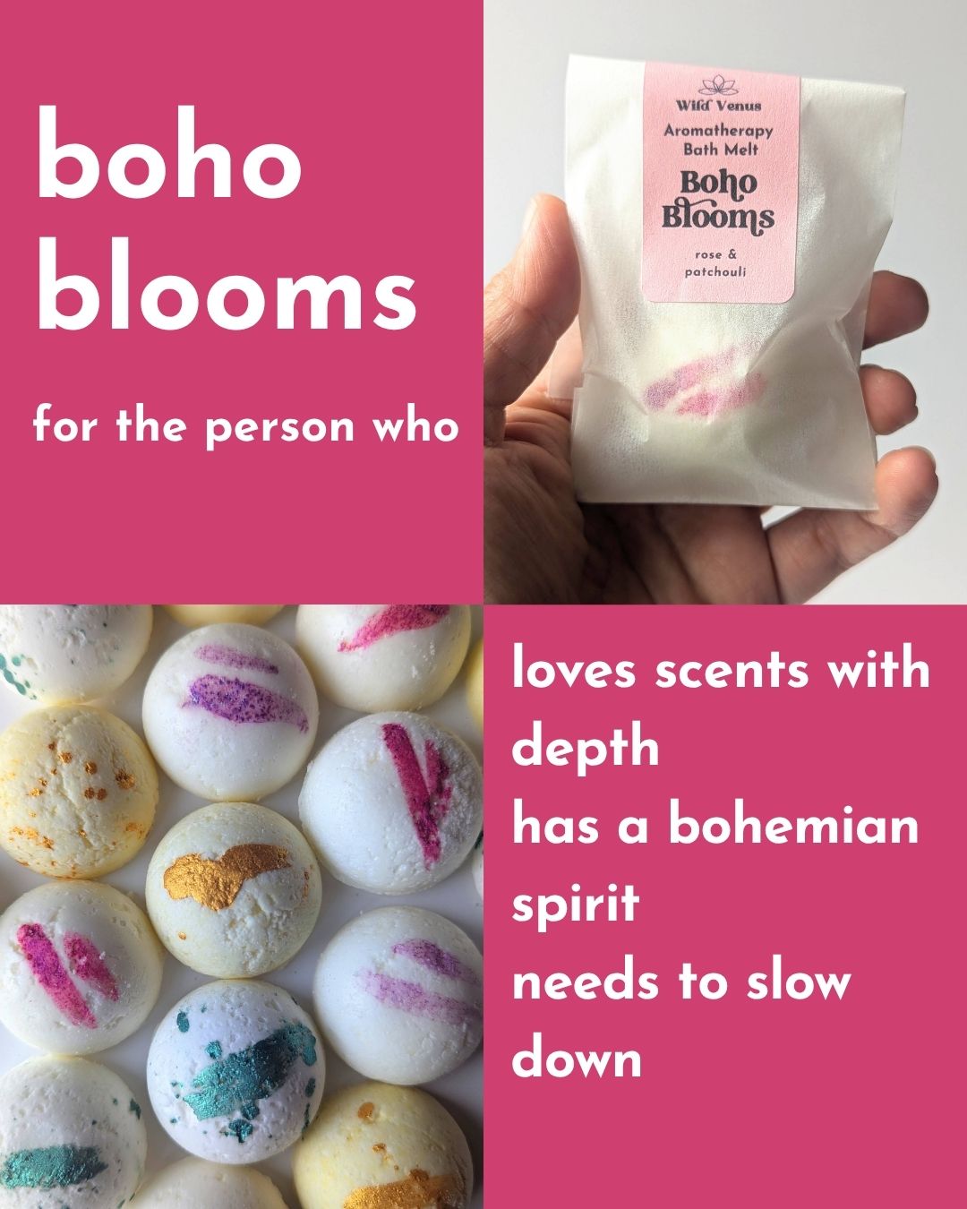 Boho Blooms Bath Melts