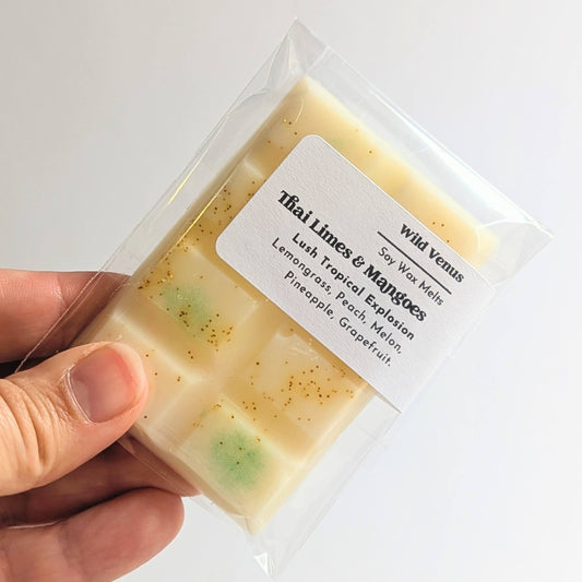 Soy wax melt Thai Lime and Mangoes