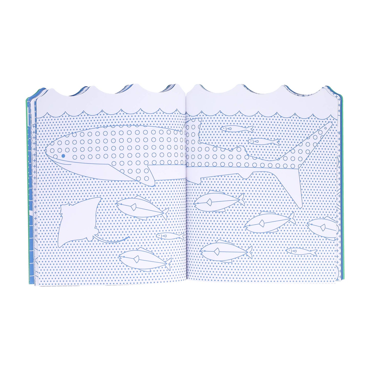 Petit Collage - Ocean Coloring Book + Stickers