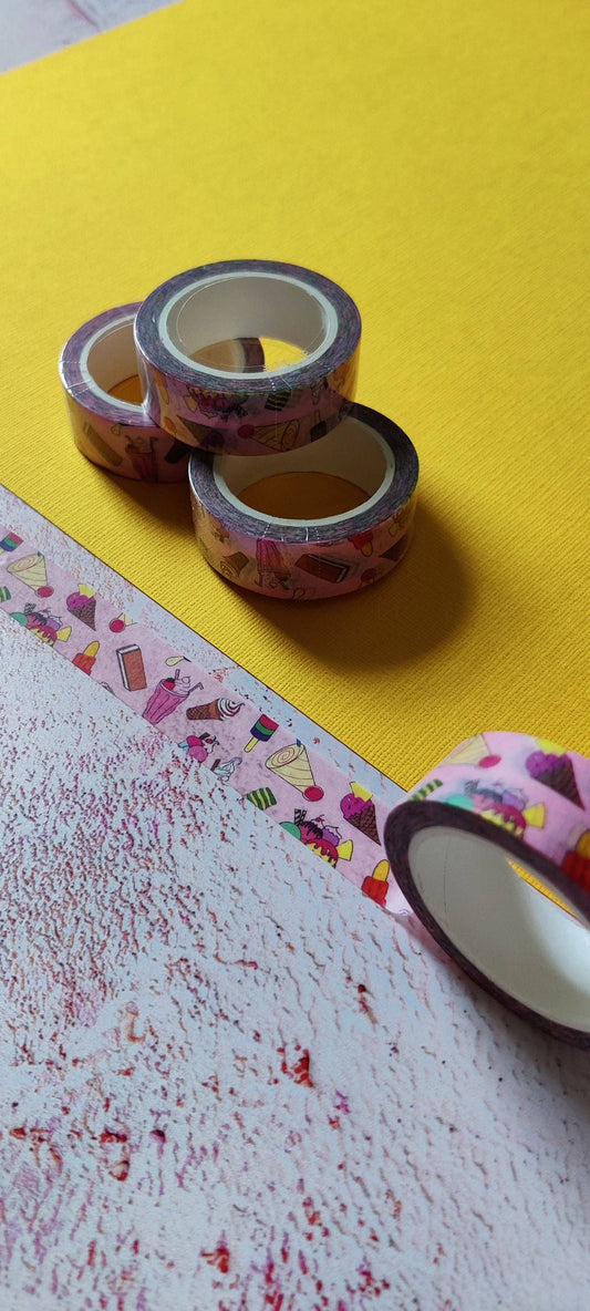 FayDixonDesign - Pink Ice Cream Washi Tape