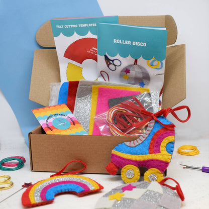 The Make Arcade - 'Roller Disco' Felt Stitching Set