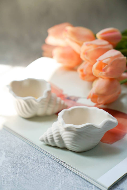 Gokican - Shell Jewellery Dish, Ring Holder Spring & Summer Home Decor