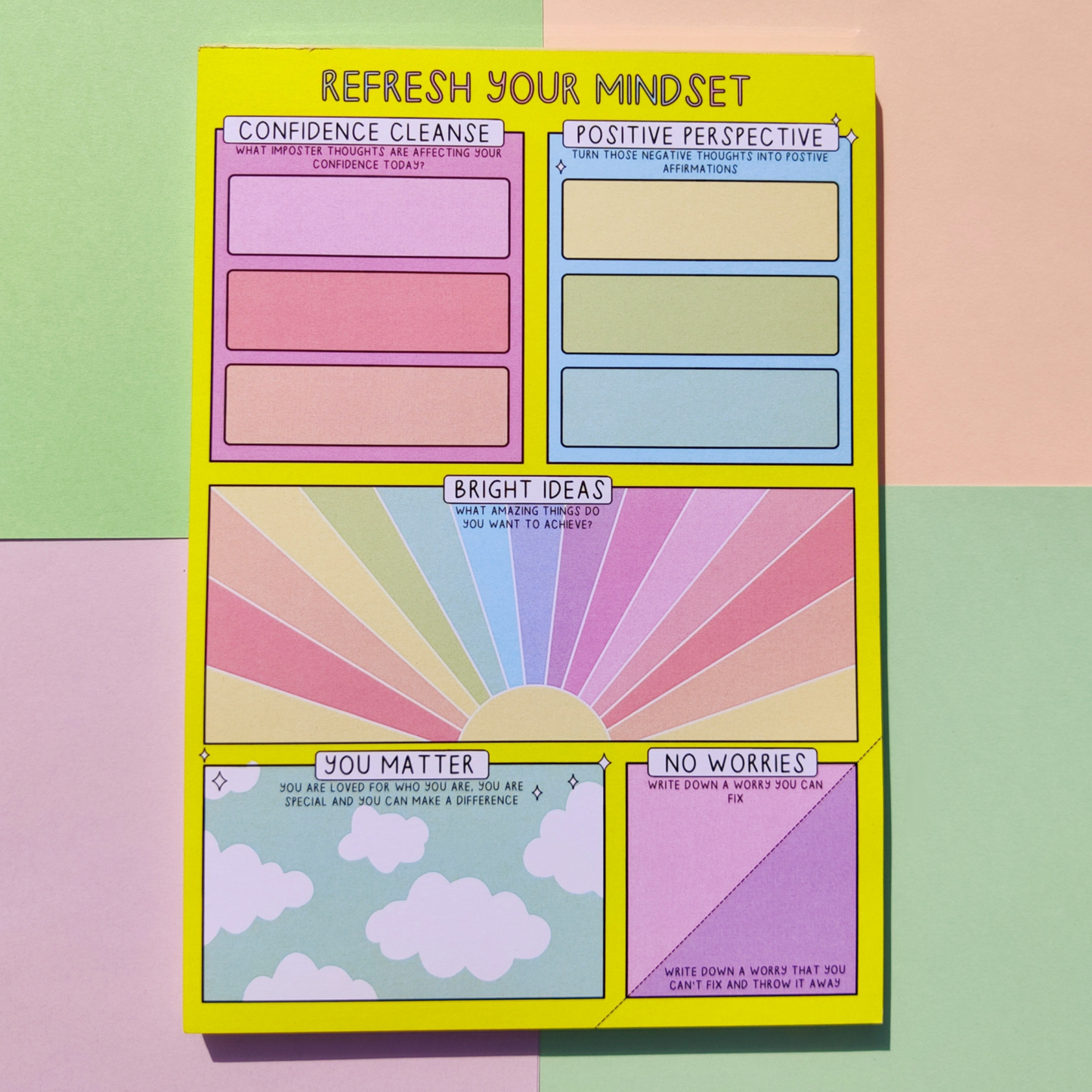 The Paper Lobster - Refresh Your Mindset Pad A5
