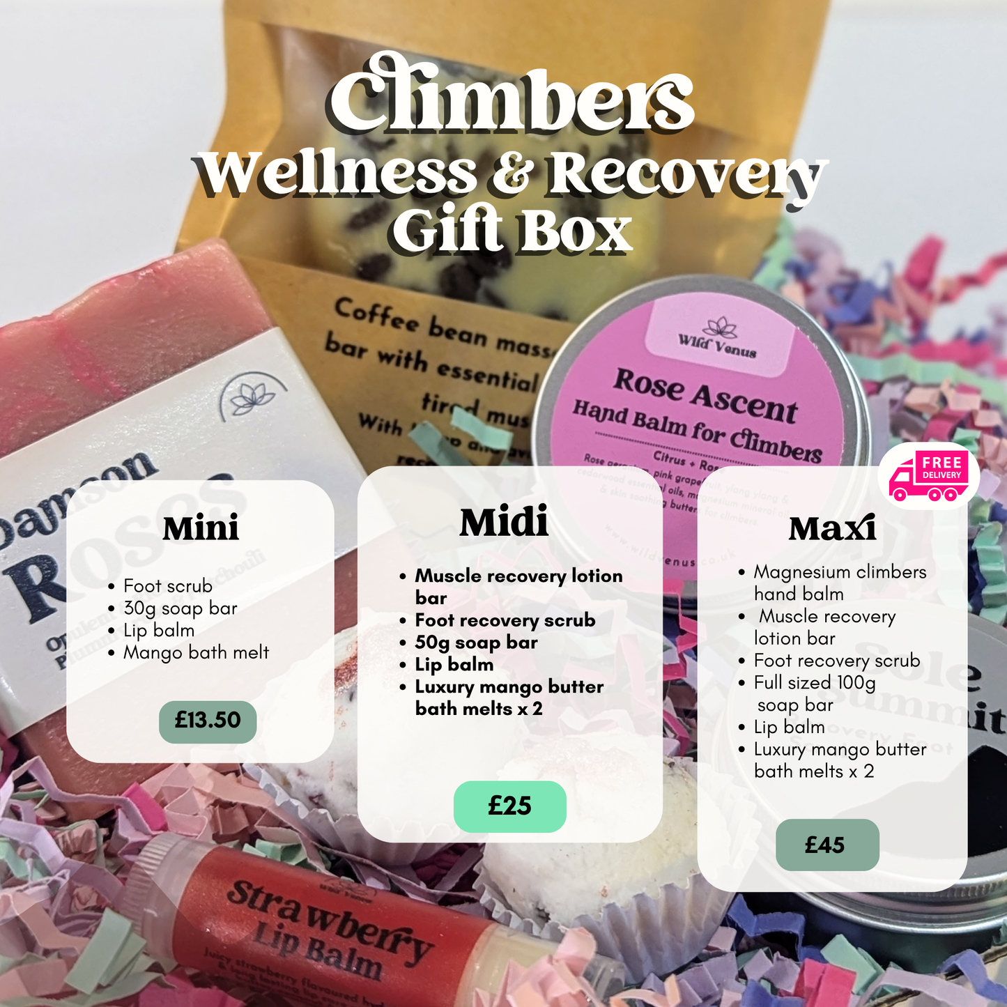 Wellness & Recovery Gift Box for Climbers
