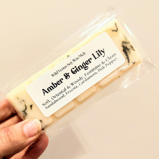 Amber and Ginger Lily Soy Wax Melt