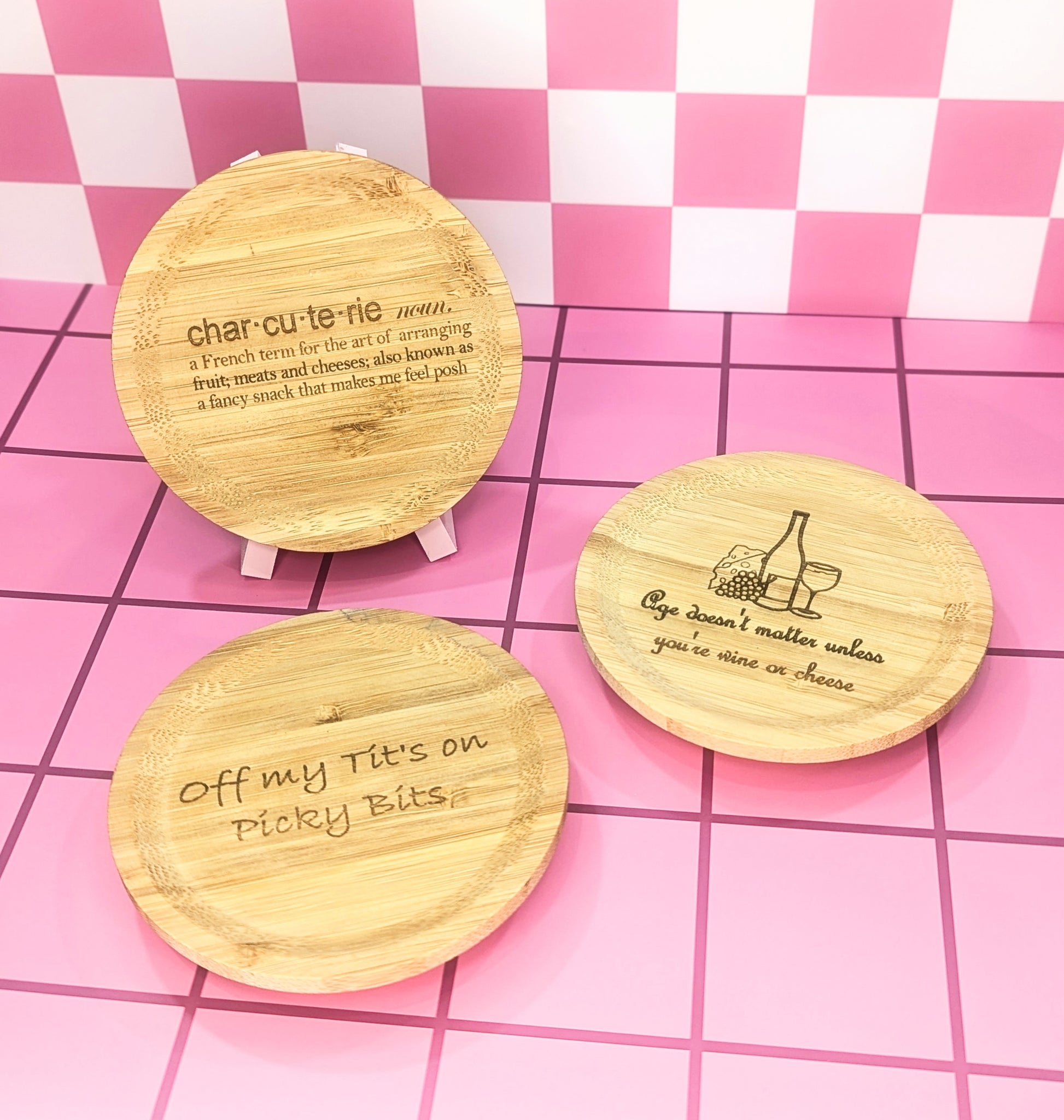 Three Charcuterie Wine Toppers