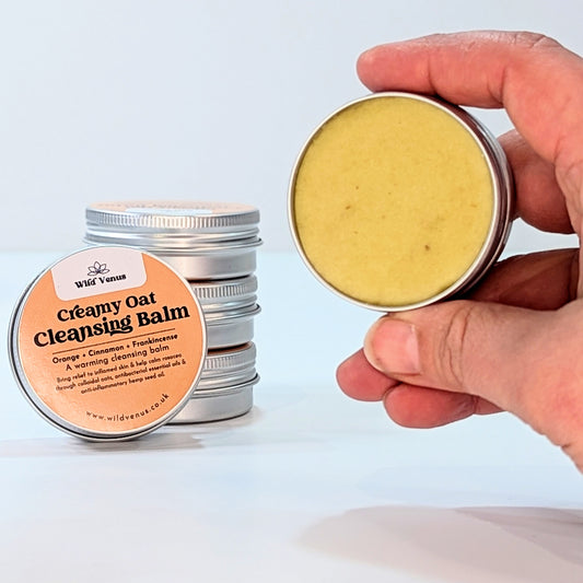 Balm Glanhau Ceirch Hufenog