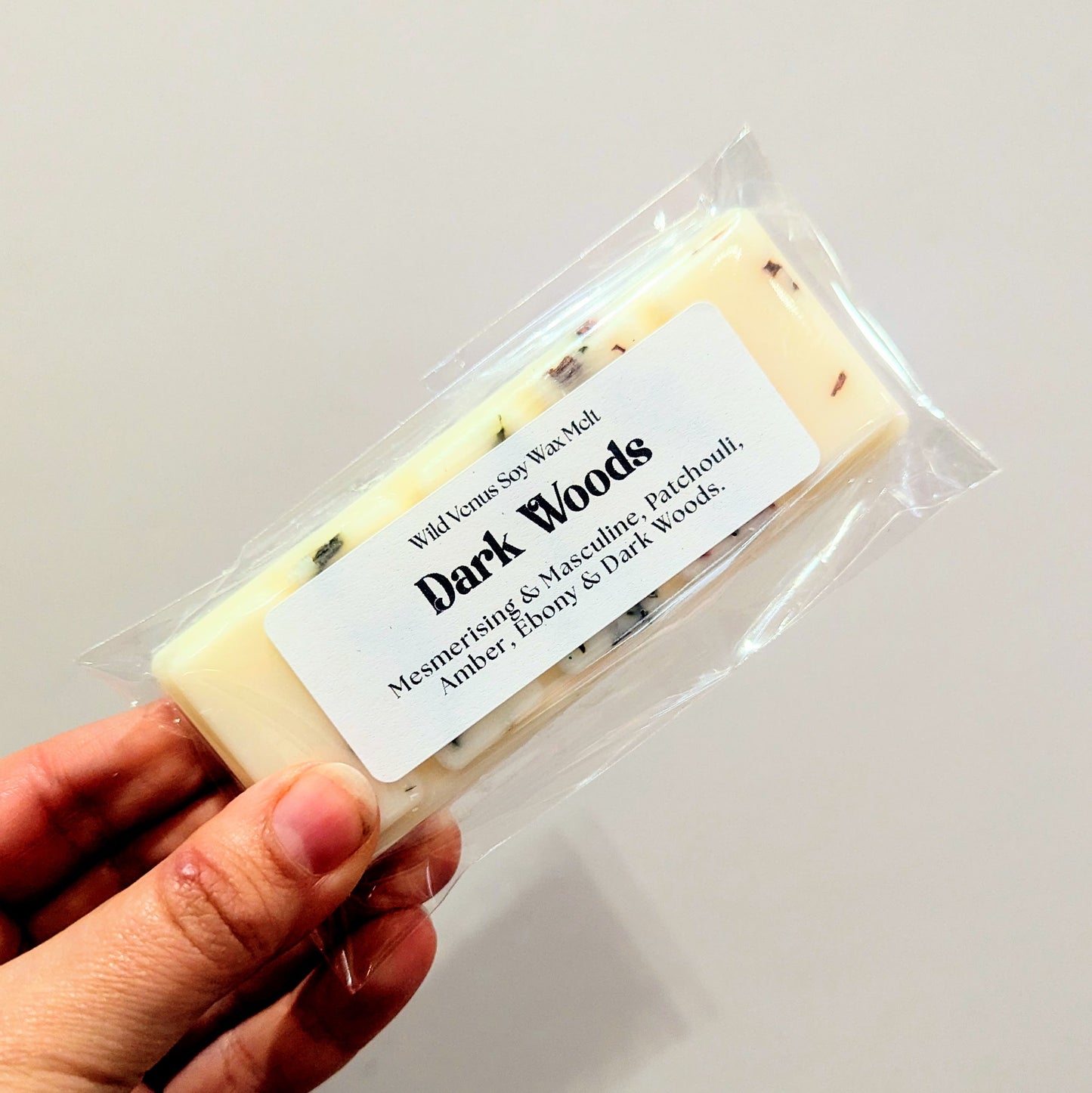 A Dark Woods wax melt