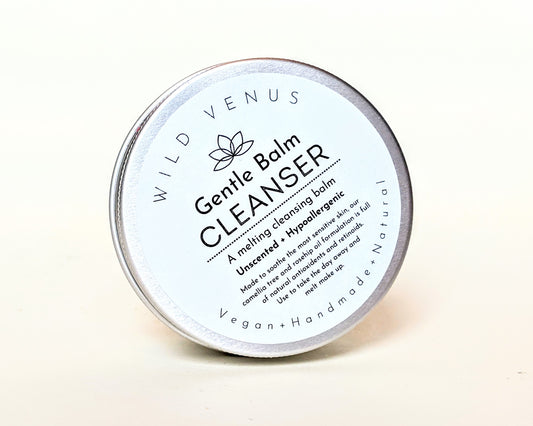 A pot of the gentle cleanser balm. 