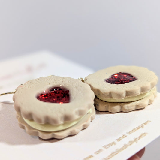 Jammy Dodger earrings  1