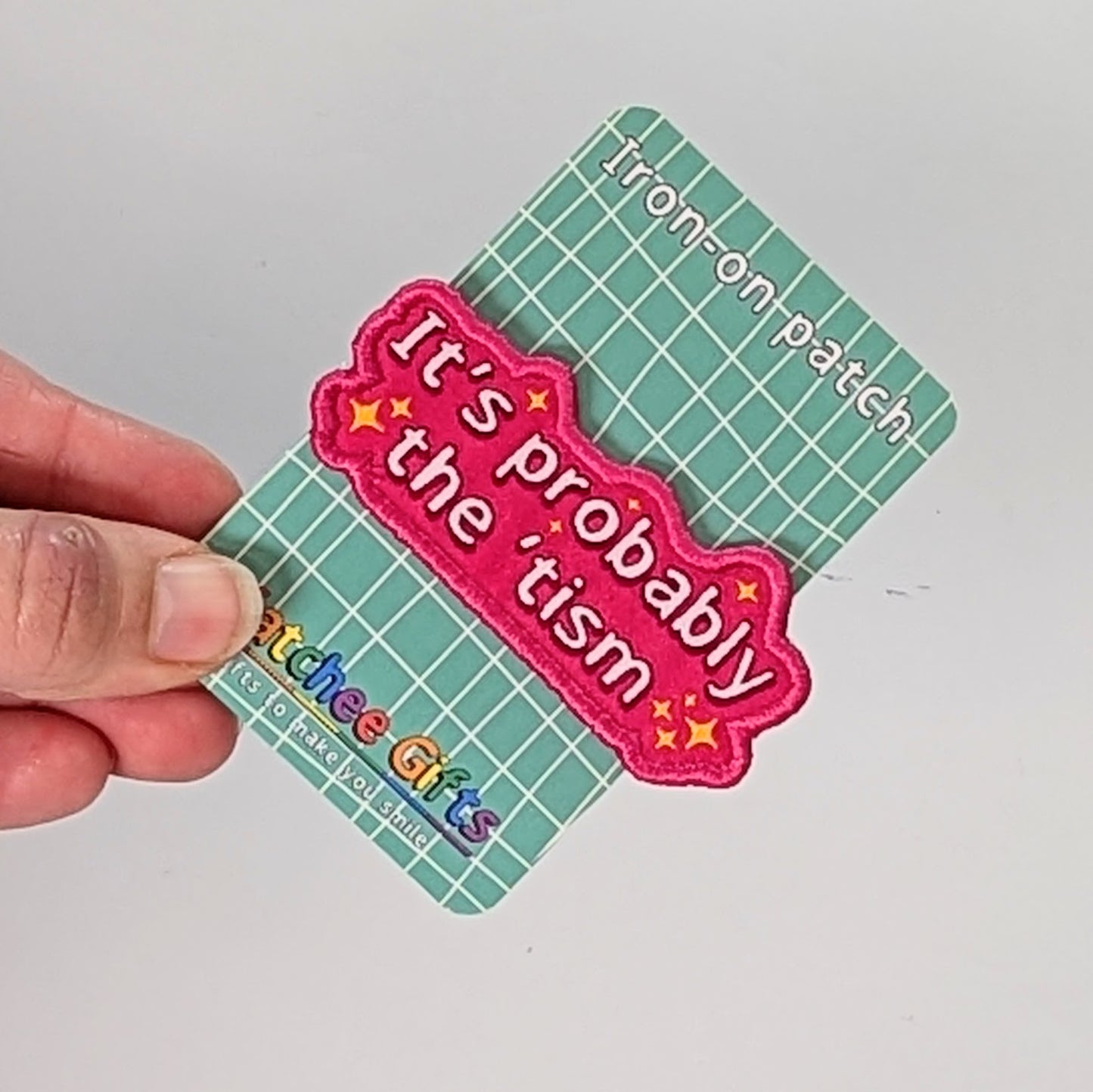 autism  iron on patch by katchee gifts