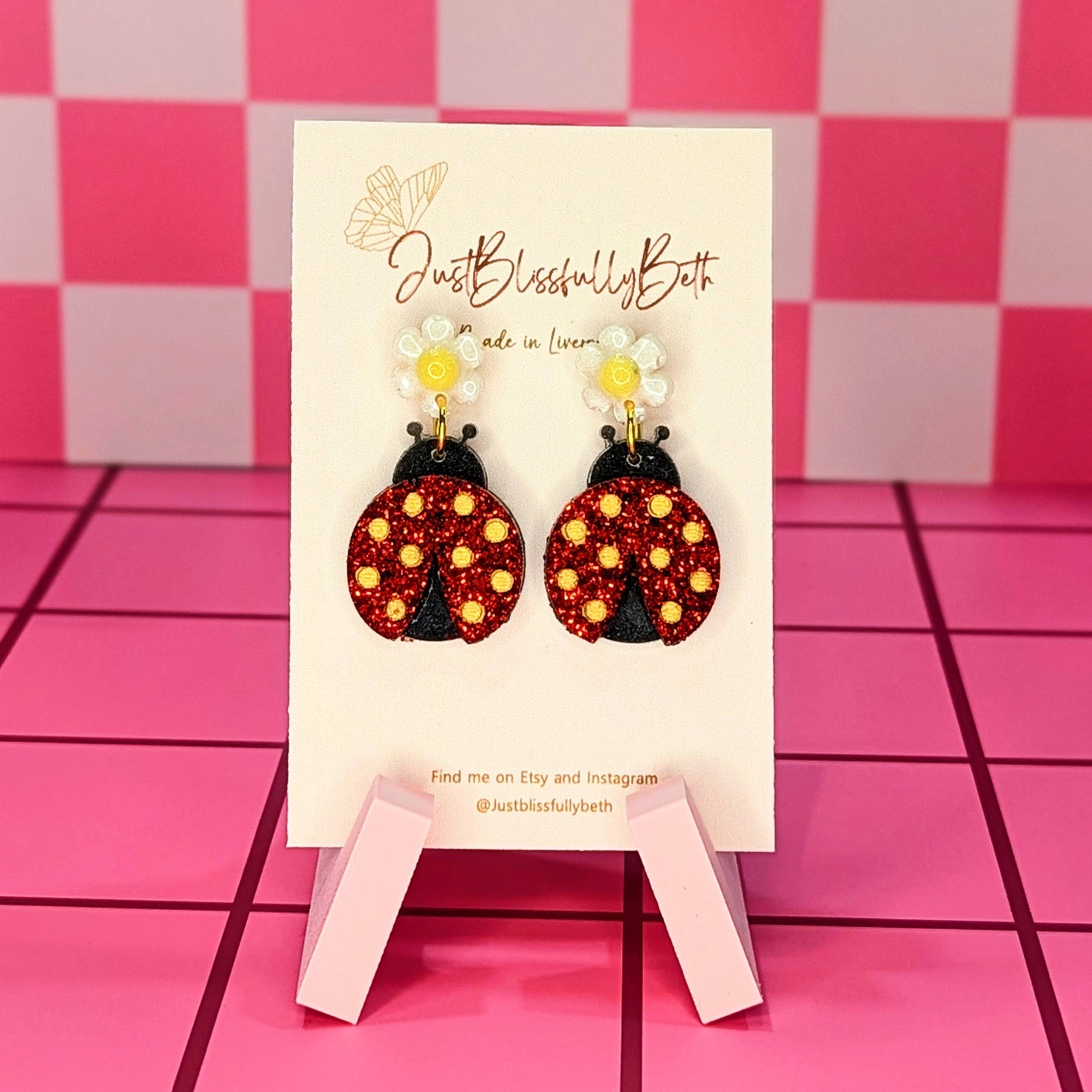lady bird earrings 