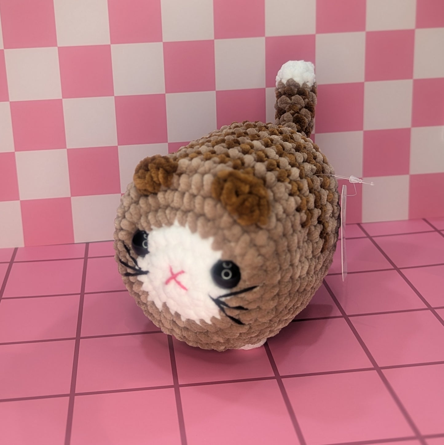 Brown tabby crochet  loaf cat