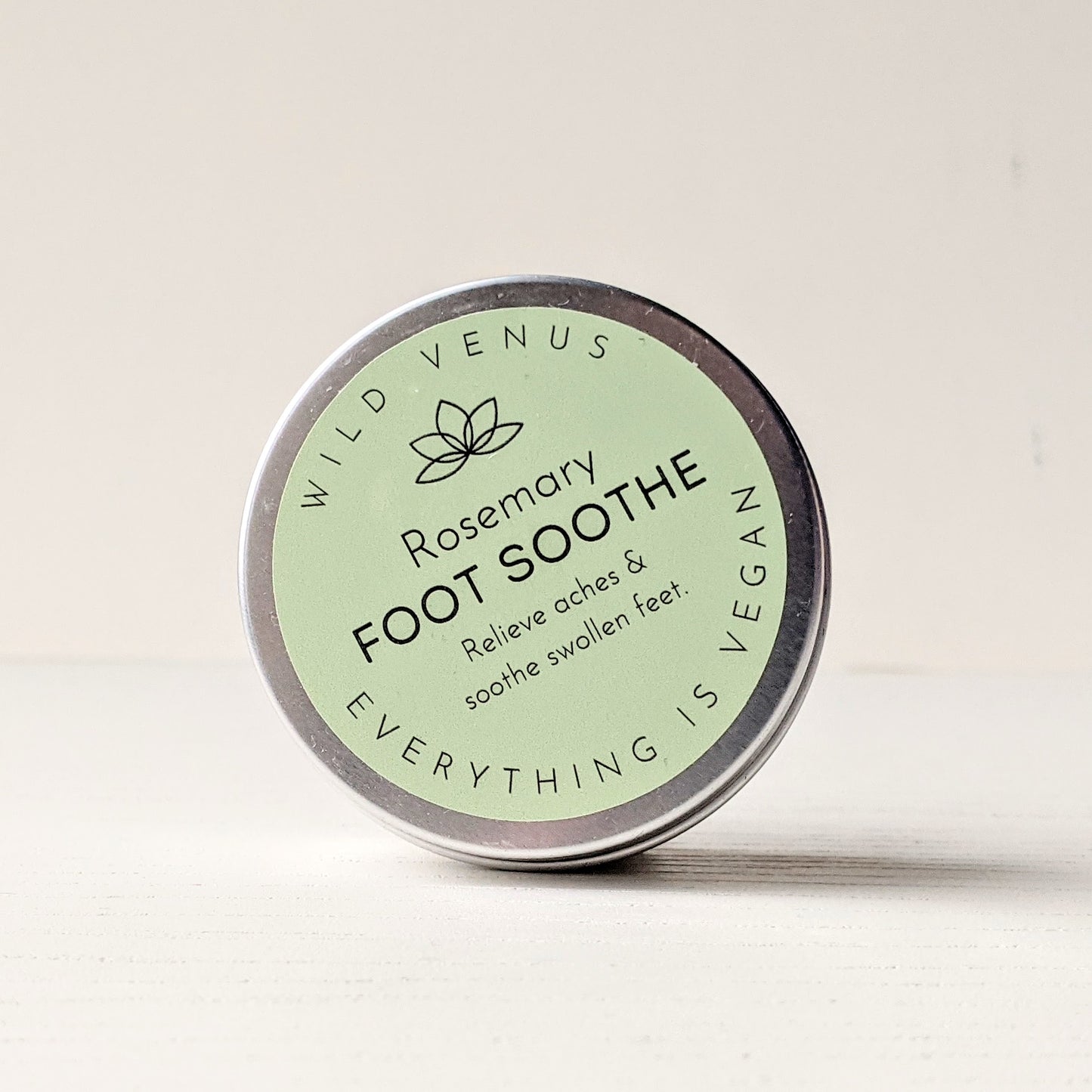 A small tin of the Rosemary Foot Soothe