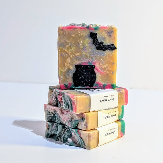 Disco Witch Halloween Vegan Soap Bar