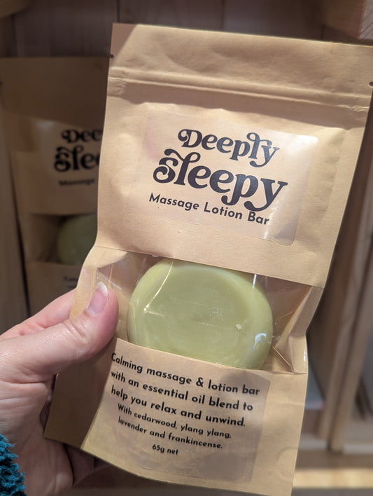 Deeply Sleepy Massage and Lotion Bar