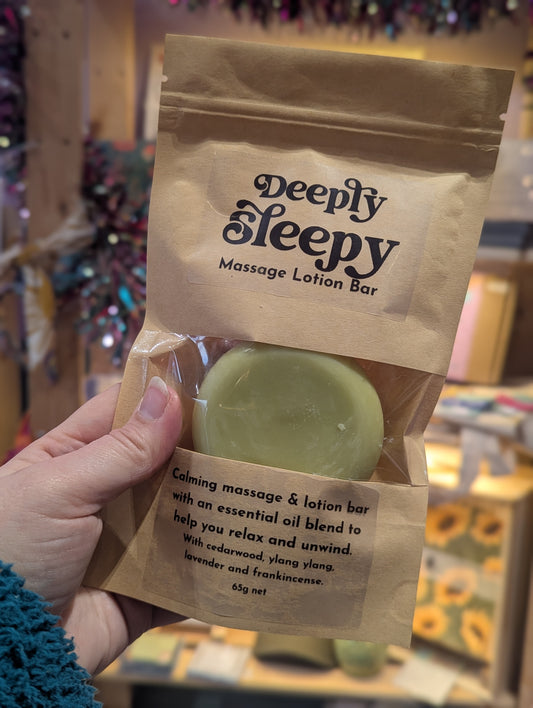Deeply Sleepy Massage and Lotion Bar