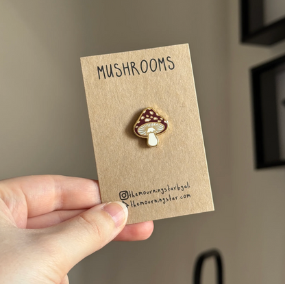 The Mourning Star Enamel Pins