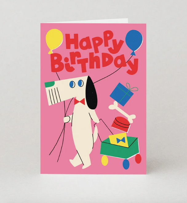 Doggy Greeting Card by Studio Boketto
