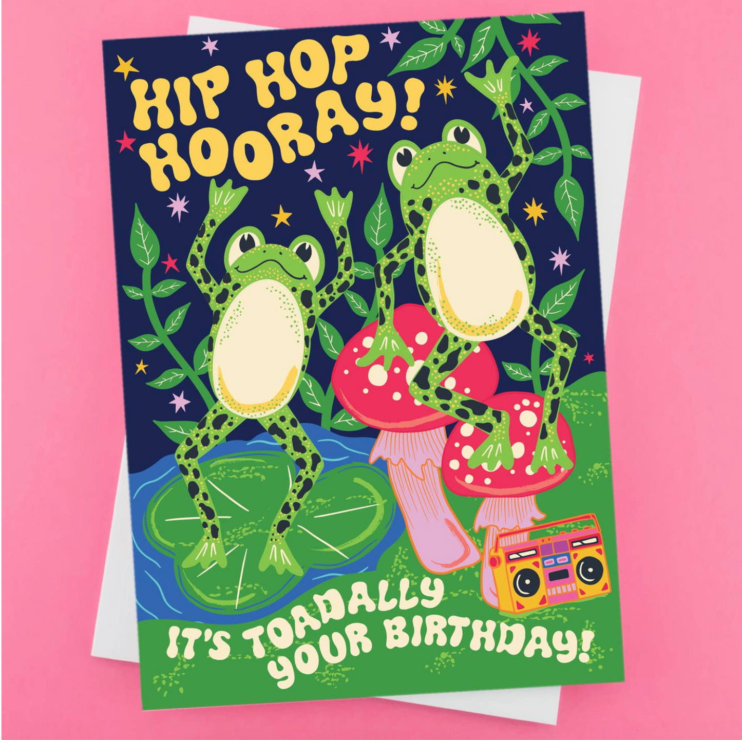 Toad Birthday Card by Lost Plots