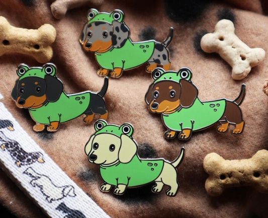 Swiftterley Dachshund Enamel Pins