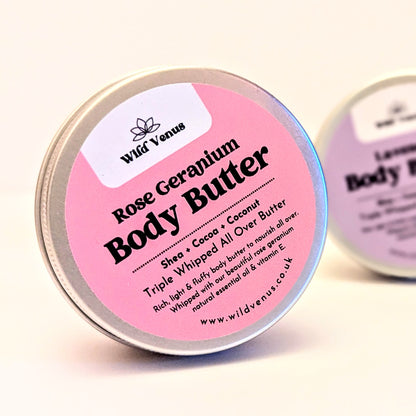 Rose body butter