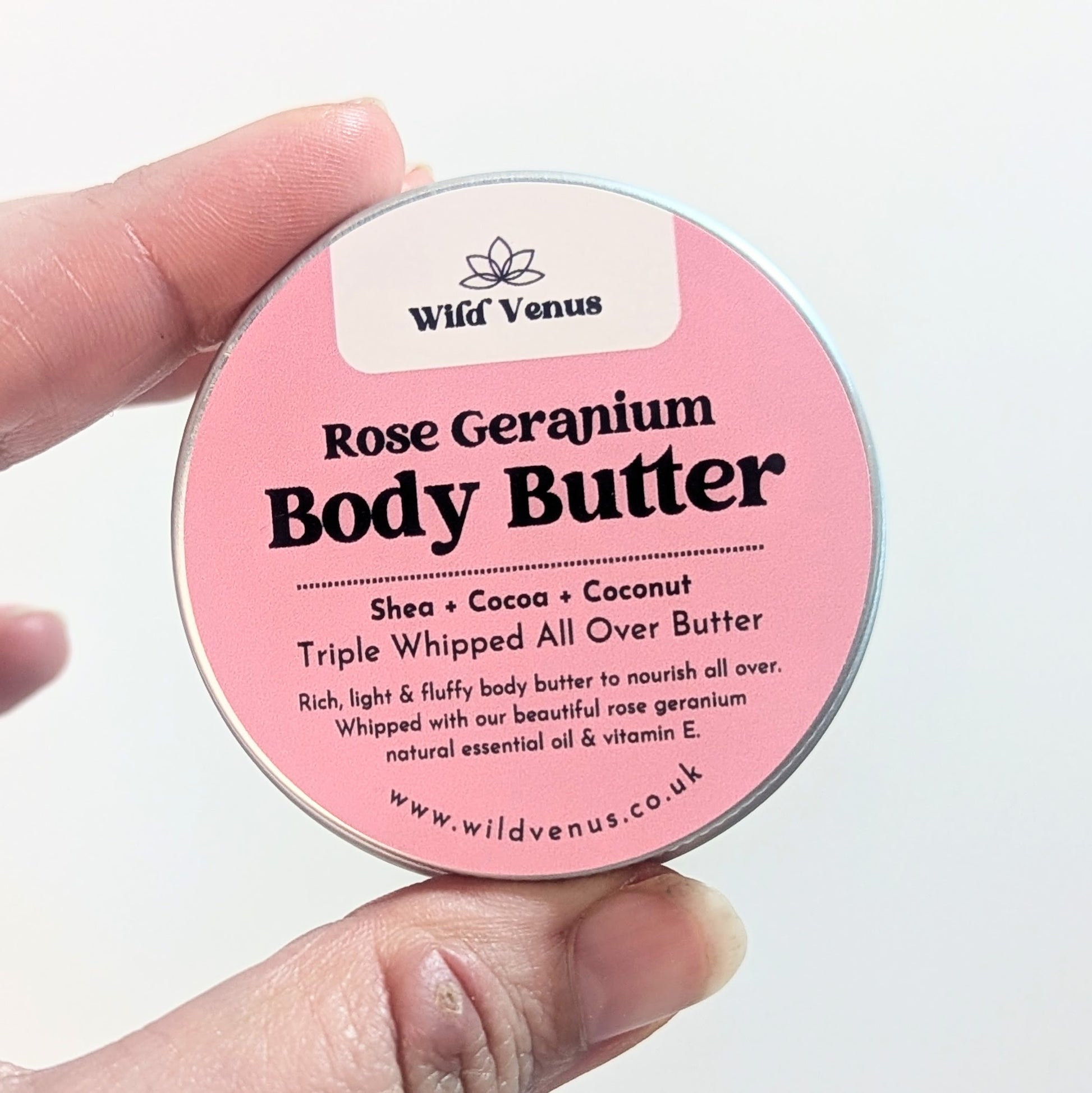 Rose body butter