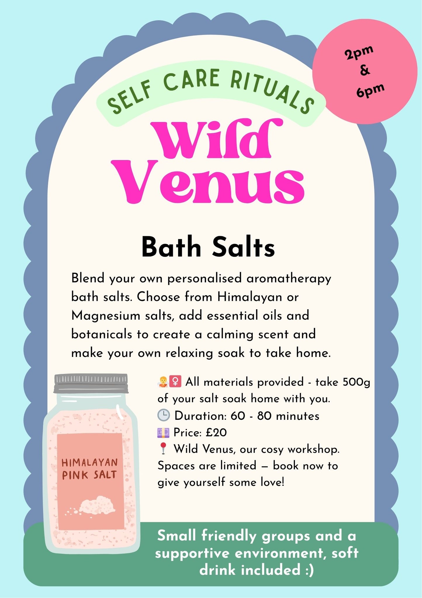 Aromatherapy Bath Salt Making Workshop - 18th September