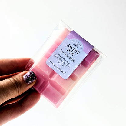 Soy wax melt sweet pea