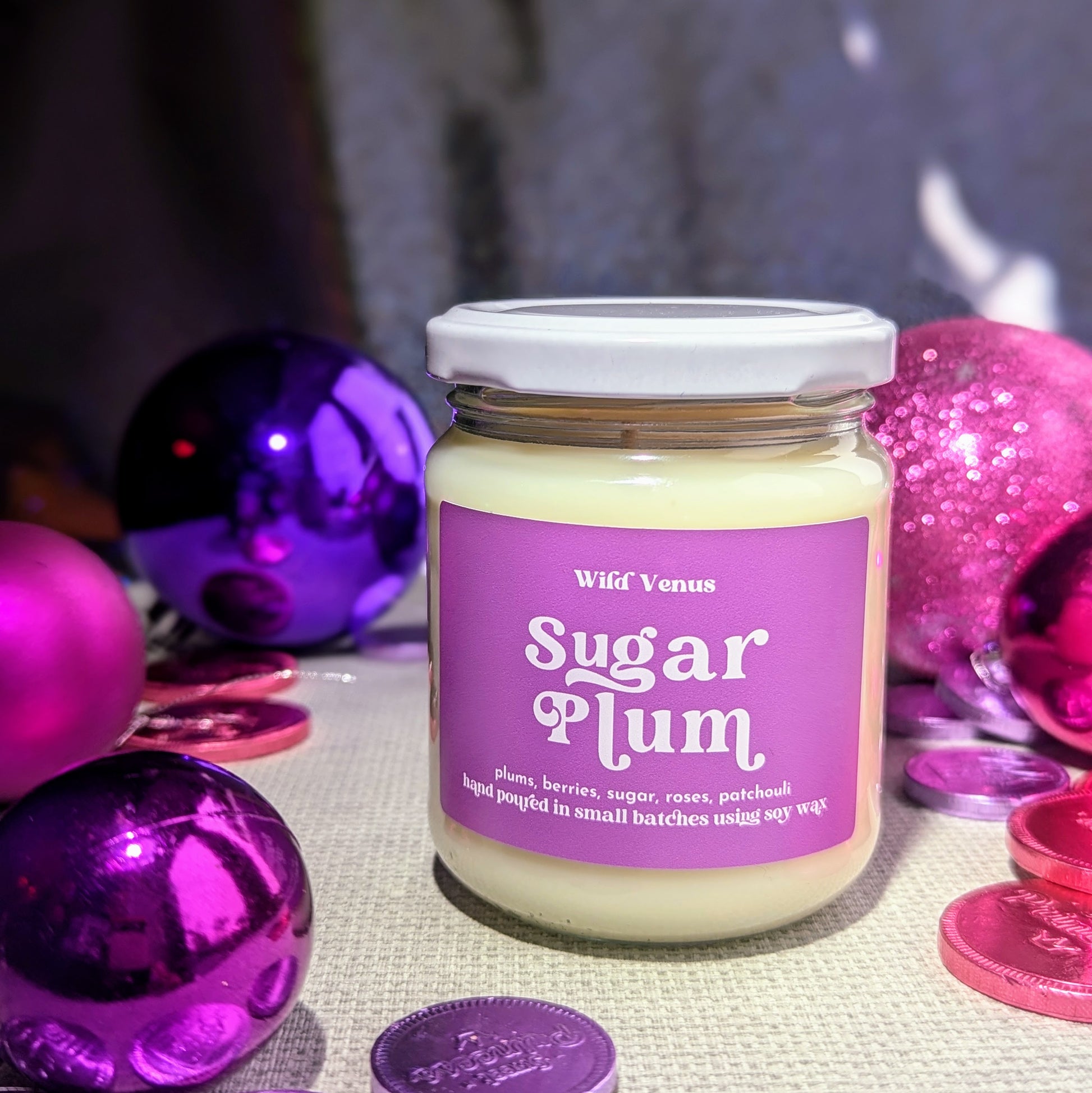 sugar plum candle