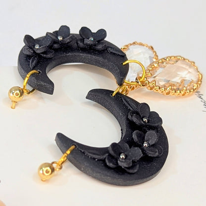 Sun and Sky Clouds and Moons Earrings