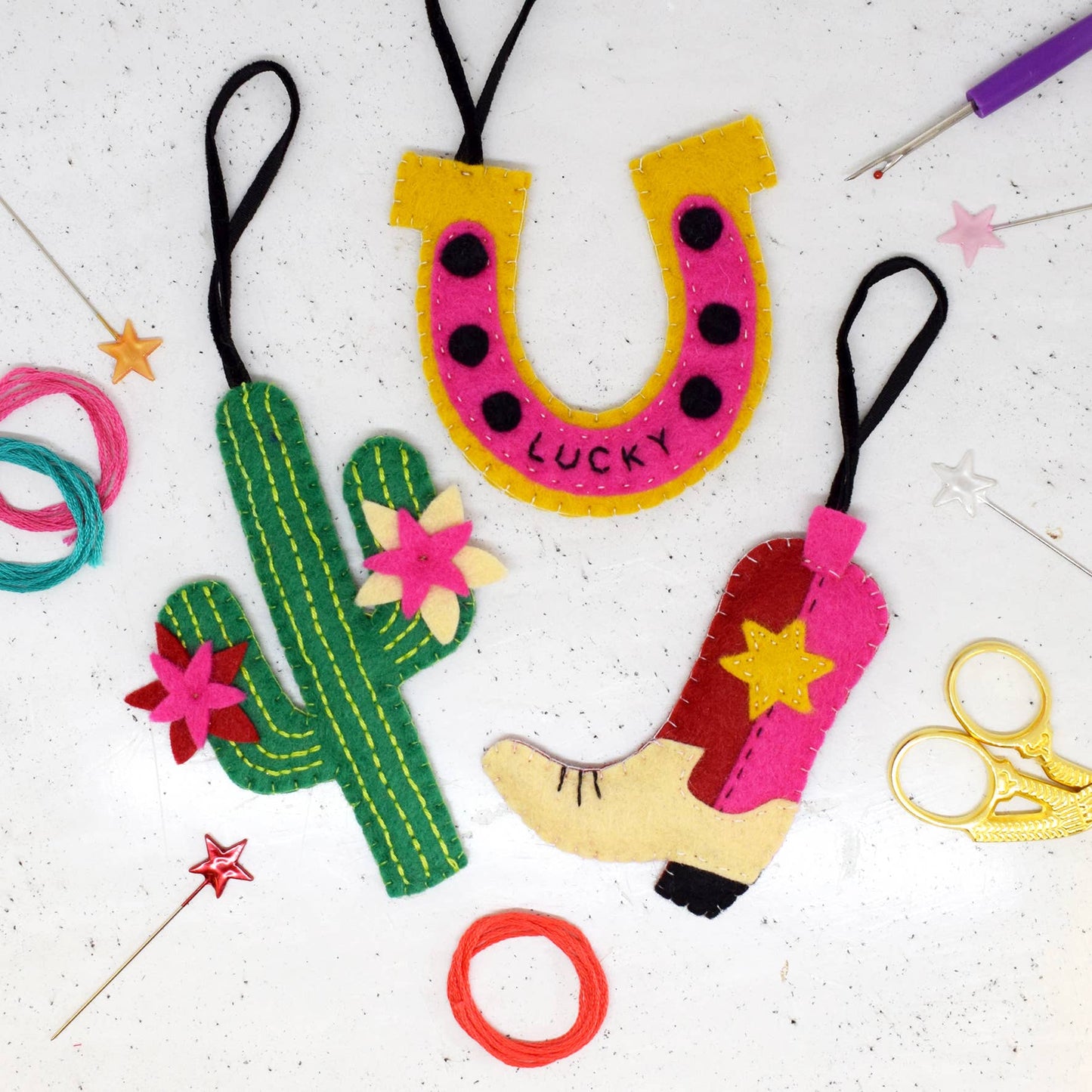 The Saddle Up kit comes with 3 projects. 