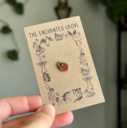 The_Mourning_Star_enamel pin lady bird
