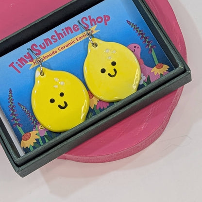 Tiny Sunshine Shop Dangle Earrings