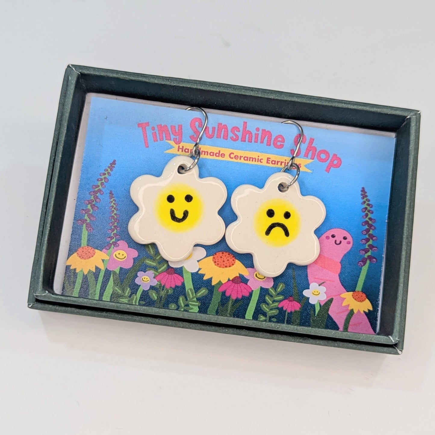 Tiny Sunshine Shop Dangle Earrings