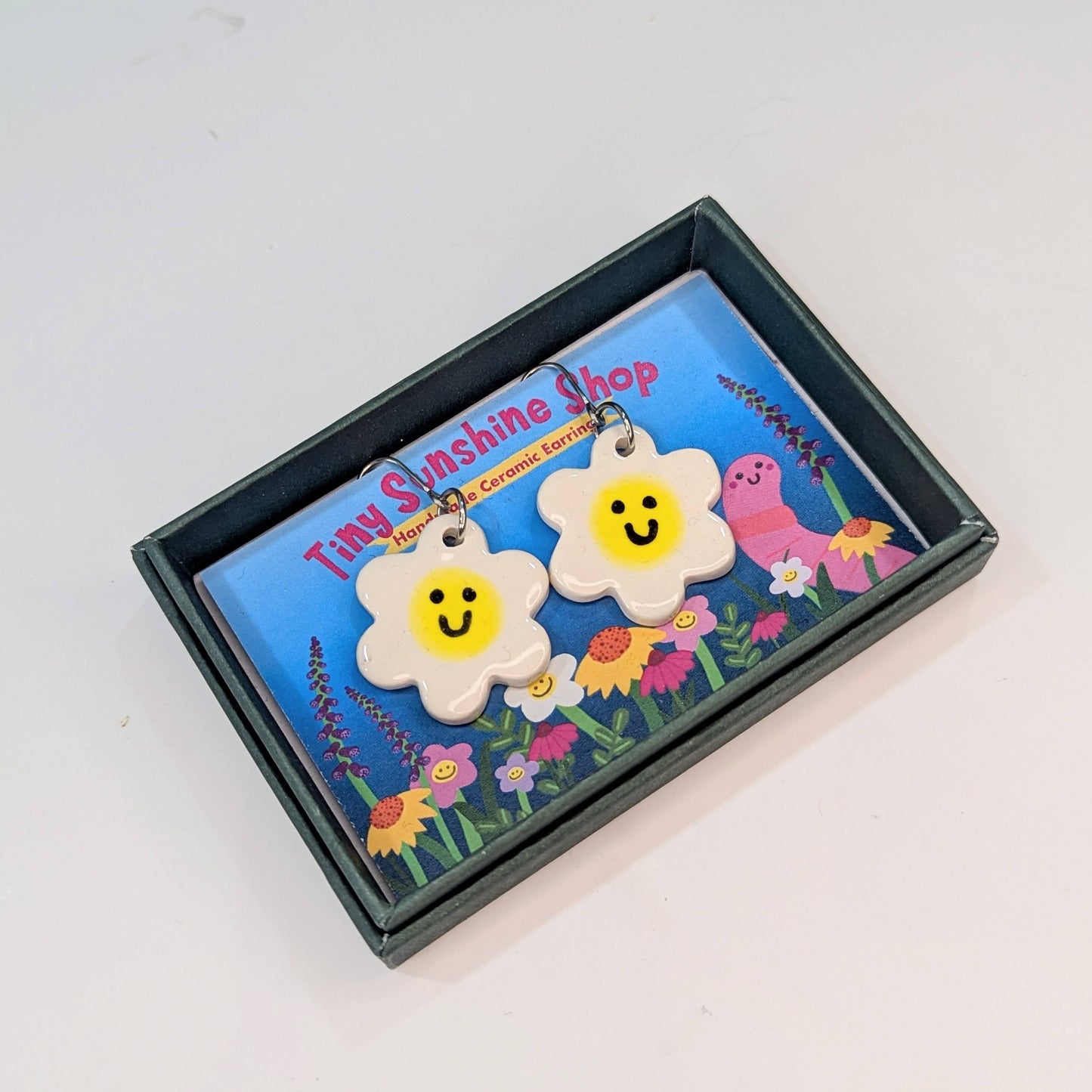 Tiny Sunshine Shop Dangle Earrings