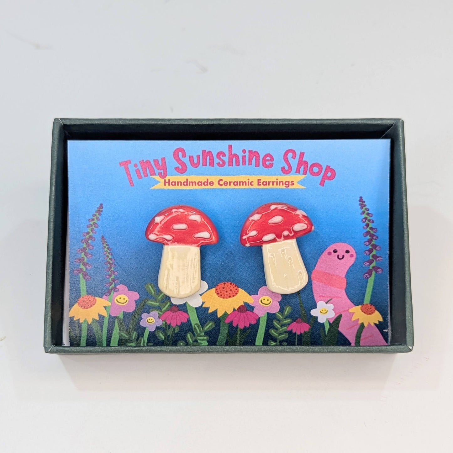 Tiny Sunshine Shop Stud Earrings