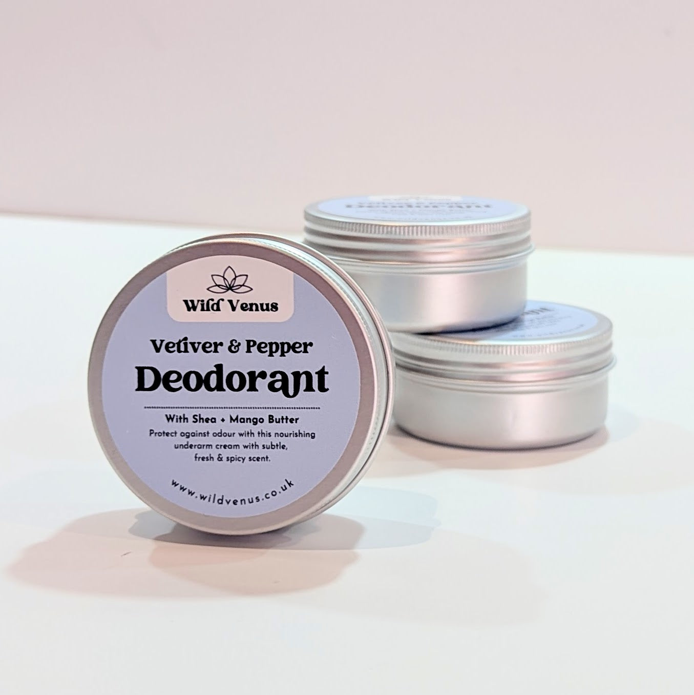 Stacked  Vetiver and Pepper deodorants
