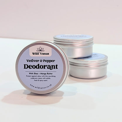 Stacked  Vetiver and Pepper deodorants