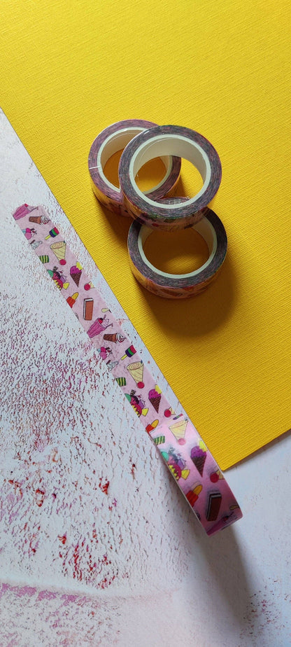FayDixonDesign - Pink Ice Cream Washi Tape