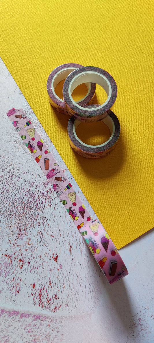 FayDixonDesign - Pink Ice Cream Washi Tape