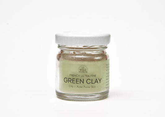 Green clay is an excellent choice for oily and spot prone skin.