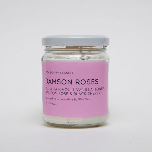 Damson Roses Soy Candle